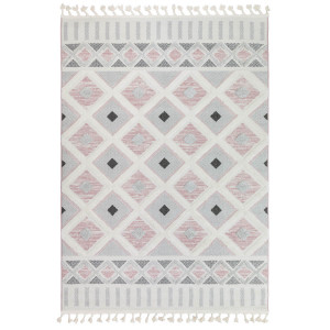 Ковер VICENZA B0242A ANTHRACITE/PINK, фото 1