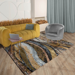 Ковры из Турции Elsa L629A Taupe/Yellow, фото 6