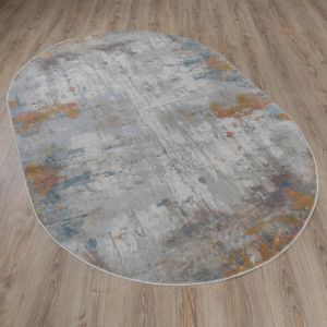 Ковры из Турции Trendy 5623A L.GREY/ROSE овал, фото 3