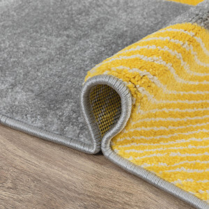 Ковры из Турции REGGI L267A L.GREY/YELLOW овал, фото 5