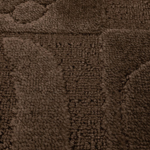 Комплект ковриков на пенорезине FLO 3002 BROWN с вырезом, фото 9