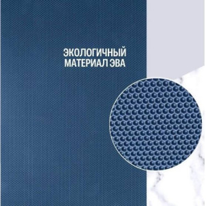 Коврик универсальный ЭВА Соты темно-синий, фото 4