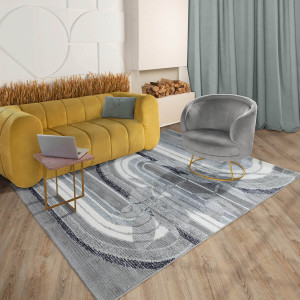 Ковры из Турции Daria L474A Grey/Blue, фото 6