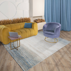 Ковер MATERA FU49A GREY HB/BLUE, фото 6