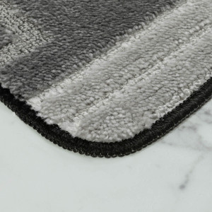 Комплект ковриков на пенорезине FLO 3055A GREY MİX с вырезом, фото 8