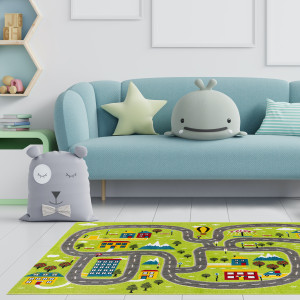 Ковры из Турции Play Rugs D784A Green/Cream, фото 5