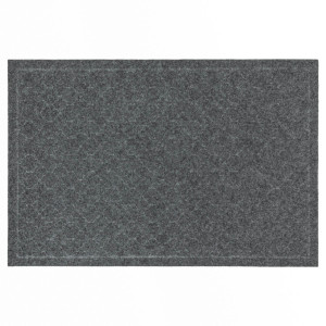 Коврик придверный Лакрум Орнамент прямоугольник серый, фото 1