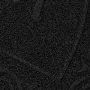 Коврик придверный Лакрум Welcome полукруг черный, фото 10