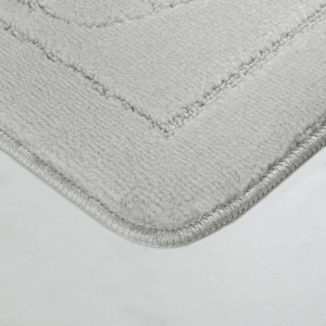 Комплект ковриков на пенорезине FLO 3002 GREY с вырезом, фото 8