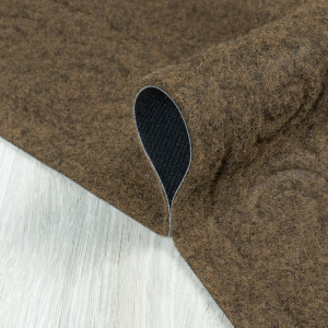 Коврик придверный Лакрум Welcome полукруг черный, фото 11