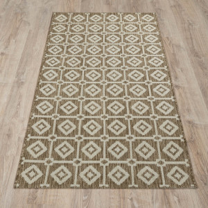 Ковер PAROS A981A L.BROWN/WEISS, фото 2