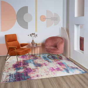 Ковры из Турции LUSON 20369A Ivory/Fushia, фото 6