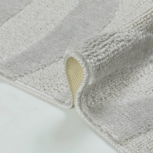 Комплект ковриков на пенорезине FLO 3018 GREY с вырезом, фото 5