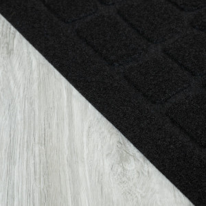 Коврик придверный Лакрум Steen полукруг черный, фото 7