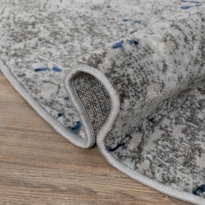 Ковры из Турции ALMIRA E1621 GREY/N.BLUE круг, фото 3