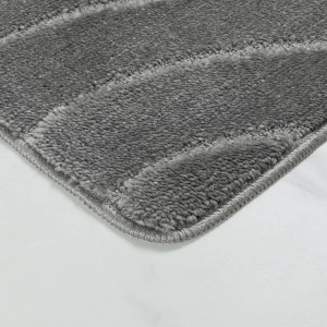 Комплект ковриков на пенорезине FLO 3224 D.GREY с вырезом, фото 8