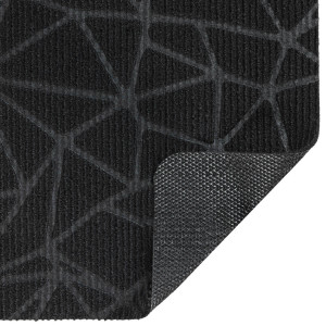 Коврик придверный Дюран Битое стекло черный, фото 5