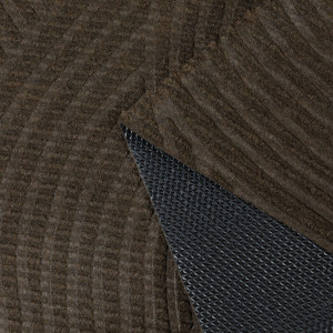 Коврик придверный Дюран Волна Вертикальная коричневый, фото 4