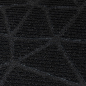 Коврик придверный Дюран Битое стекло черный, фото 8