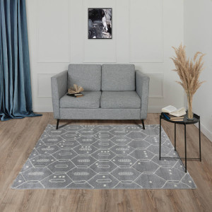 Ковры из Турции REGGI D439C L.GREY/CREAM, фото 6