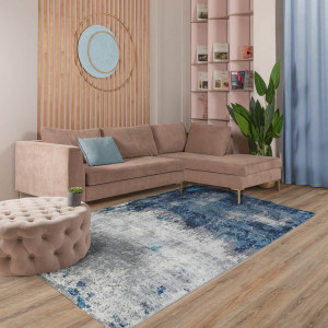 Ковры из Турции LUSON 20660A Ivory/Navy, фото 5