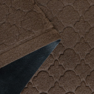 Коврик придверный Лакрум Орнамент прямоугольник коричневый, фото 4