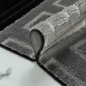 Комплект ковриков на пенорезине FLO 3055A GREY MİX с вырезом, фото 5