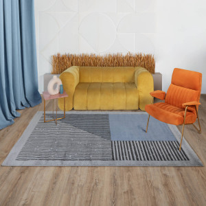 Ковры из Турции REGGI L263A L.GREY/L.BLUE, фото 5