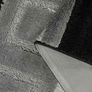 Комплект ковриков на пенорезине FLO 3055A GREY MİX с вырезом, фото 4