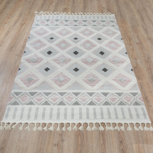 Ковер VICENZA B0242A ANTHRACITE/PINK, фото 2