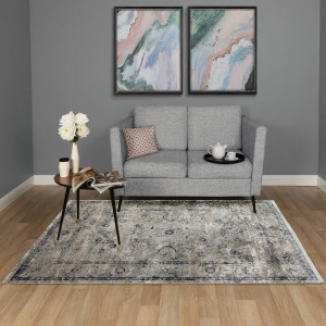 Ковер Aster A2078A Ivory/Blue, фото 7
