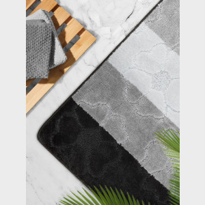 Комплект ковриков на пенорезине FLO 3201 GREY MİX с вырезом, фото 8