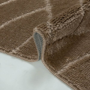 Комплект ковриков на пенорезине FLO 3224 CARAMEL с вырезом, фото 5