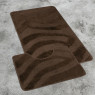 Комплект ковриков на пенорезине FLO 3018 BROWN с вырезом, фото 3