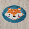 Ковры из Турции COLOR (shapes) L469A BLUE/ORANGE, фото 2