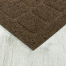 Коврик придверный Лакрум Steen полукруг коричневый, фото 7