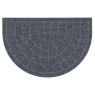 Коврик придверный Лакрум Steen полукруг серый, фото 1