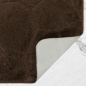 Комплект ковриков на пенорезине FLO 3008 BROWN с вырезом, фото 9