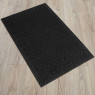 Коврик придверный Лакрум Орнамент прямоугольник черный, фото 3