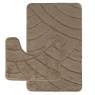 Комплект ковриков на пенорезине FLO 3224 CARAMEL с вырезом, фото 1