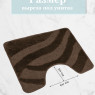 Комплект ковриков на пенорезине FLO 3018 BROWN с вырезом, фото 6