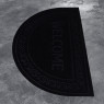 Коврики с тисненным рисунком влаговпитывающий "Welcome" черный, фото 2
