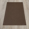 Коврик придверный Лакрум Орнамент прямоугольник коричневый, фото 2