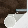 Комплект ковриков на пенорезине FLO 3018 BROWN с вырезом, фото 4