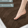 Комплект ковриков на пенорезине FLO 3018 BROWN с вырезом, фото 3
