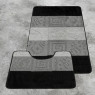 Комплект ковриков на пенорезине FLO 3332 GREY MİX с вырезом, фото 2