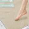 Комплект ковриков на пенорезине FLO 3018 BEIGE с вырезом, фото 3