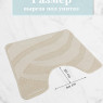 Комплект ковриков на пенорезине FLO 3018 BEIGE с вырезом, фото 6