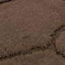 Комплект ковриков на пенорезине FLO 3008 BROWN с вырезом, фото 7