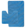Комплект ковриков на пенорезине FLO 3018 BLUE с вырезом, фото 1